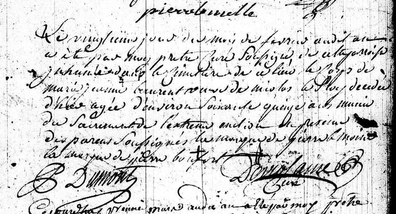 Sainr Romain de Colbosc 1782 D Laurent Jeanne