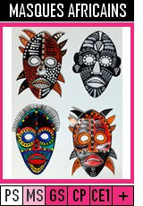 354-MASQUES-Masque africains