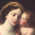 <b>Simon</b> <b>Vouet</b> (Paris 1590 - 1649). La Vierge à l'Enfant agenouillé. 