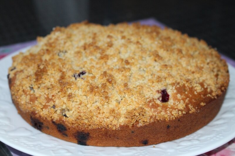 crumbcake myrtilles chocolat