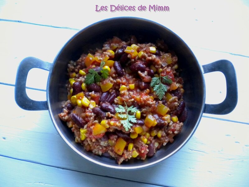 Chili con carne express à ma façon