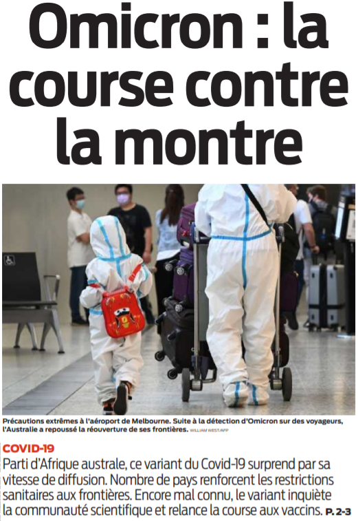2021 12 03 SO Omicron la course contre la montre