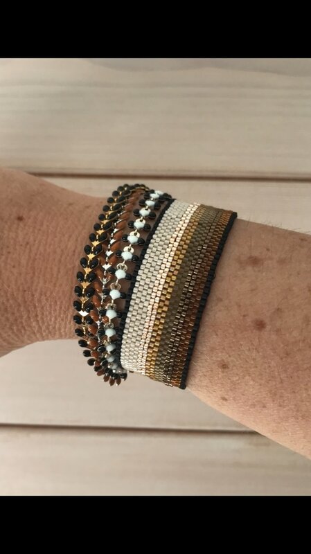 manchette automnale avec petits bracelets portés 2