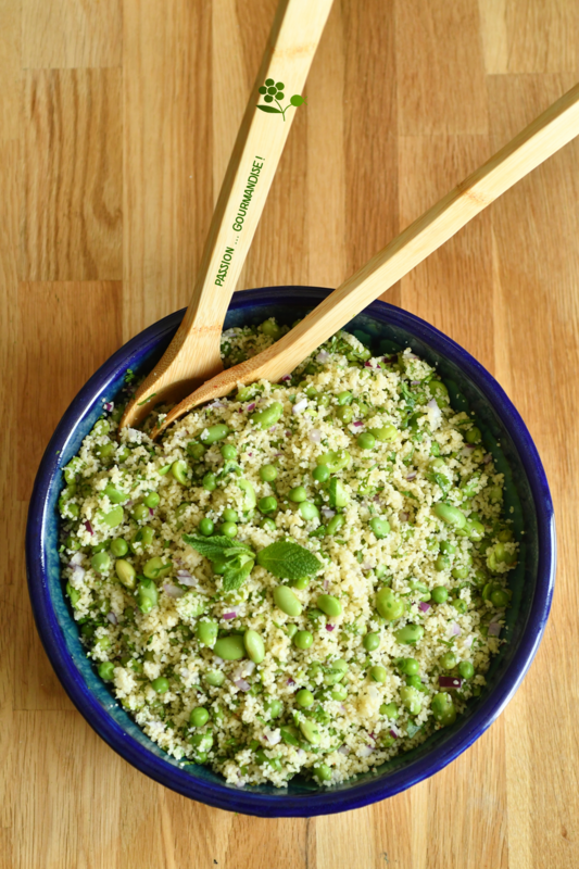Couscous edamames, fèves & petits pois_1