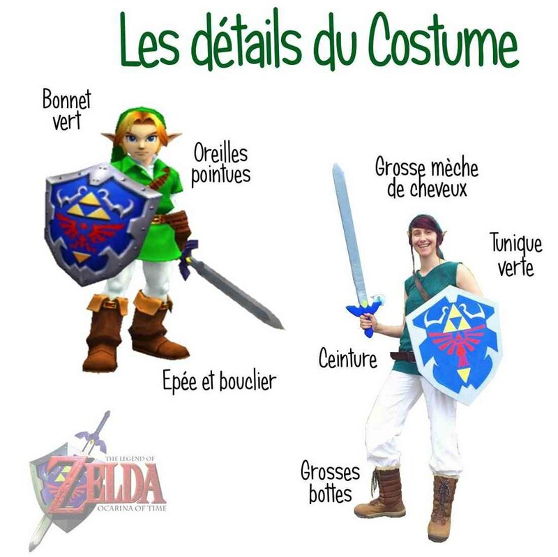 comment faire un costume de Link facilement