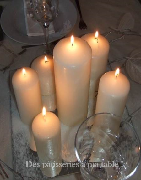 bougies allumées