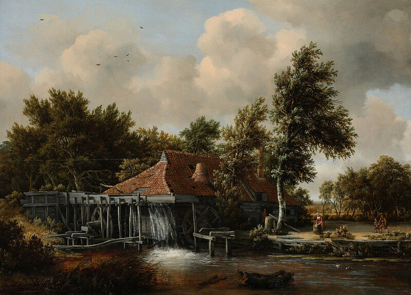 Meindert_Hobbema_Le_Moulin___eau__1665_1668___Rijksmuseum__Amsterdam