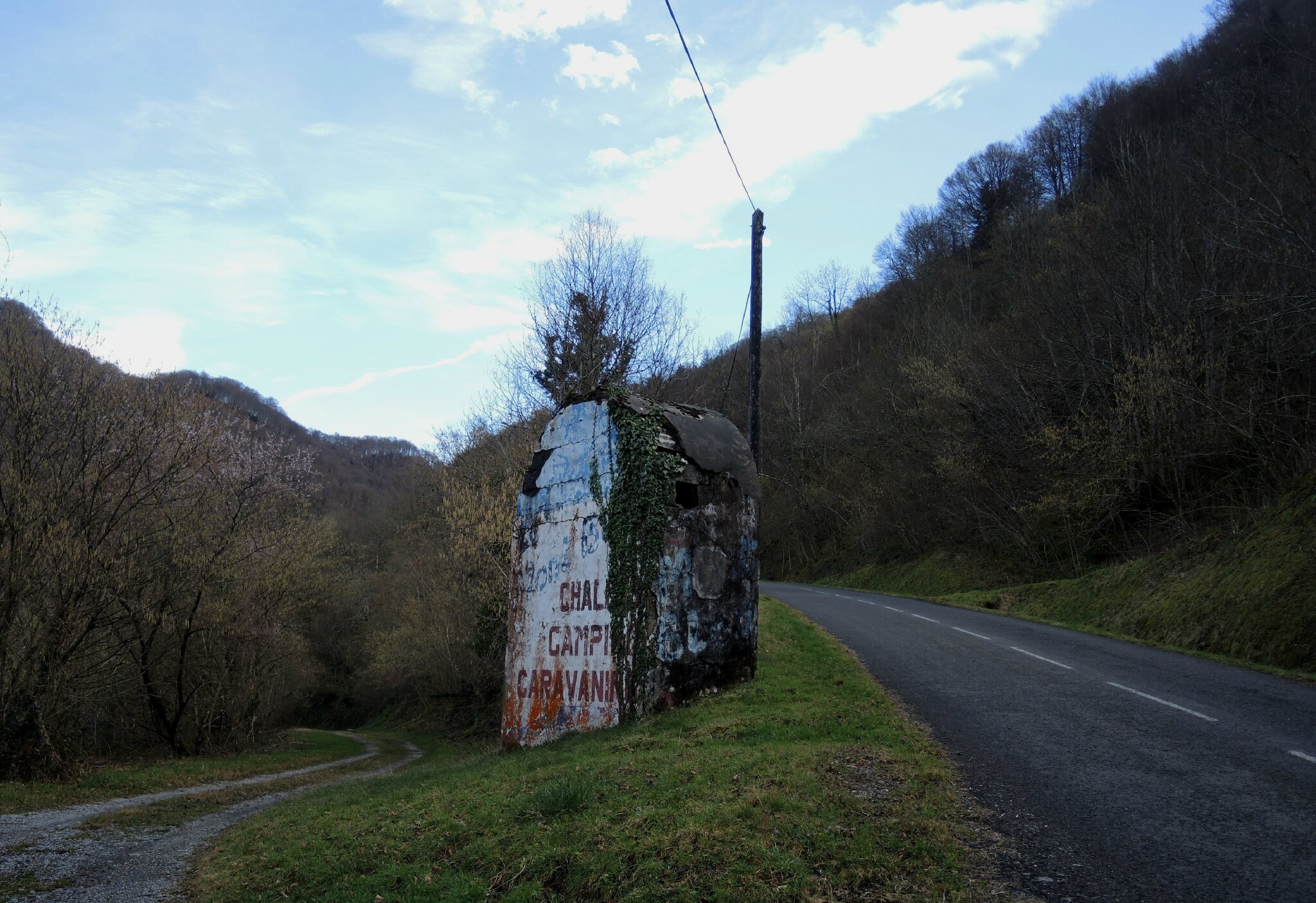 Col de Marie Blanque, borne camping (64)