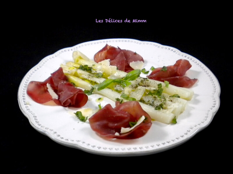 Asperges blanches à la bresaola 5