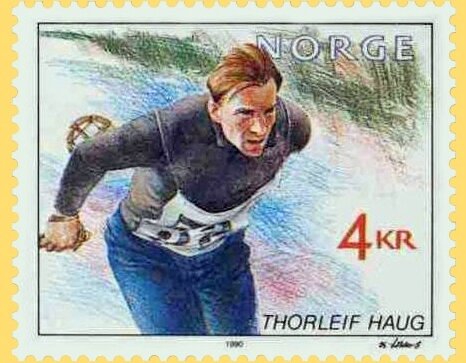 Timbre Norvège Thorleif Haug