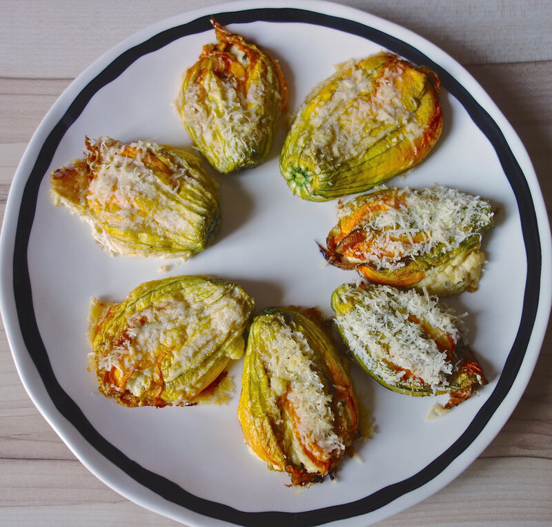 fleurs de courgettes farcies