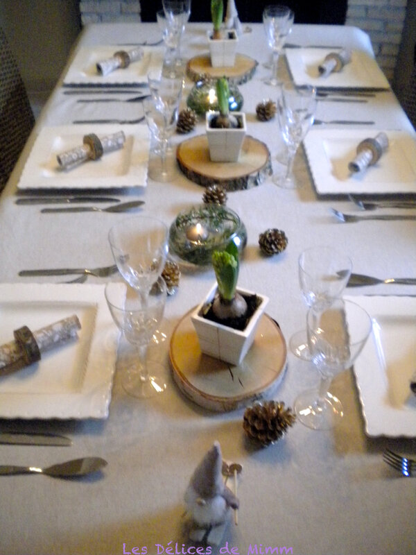 Ma table de Noël Noël au chalet 8