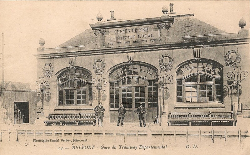 Belfort CPA X Rue Cavalerie Gare Tramway Départementale Façade