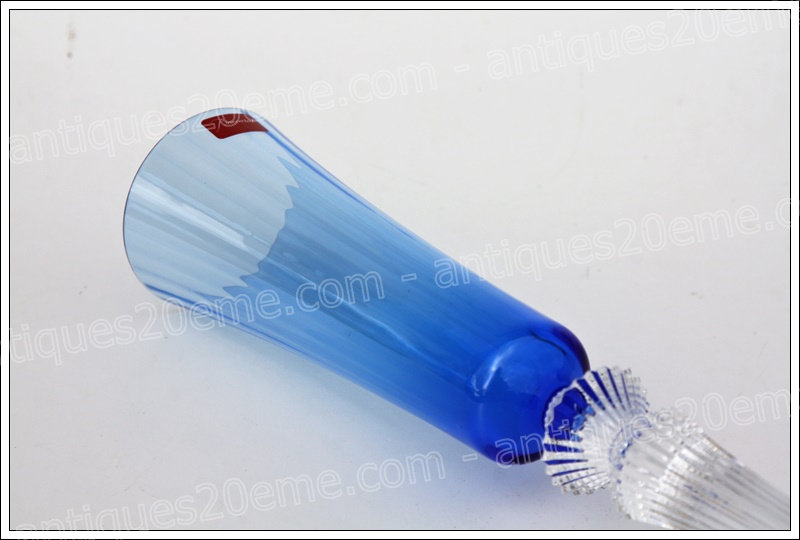 Antiques20ème, Flûtes à champagne cristal Baccarat Mille Nuits Flutissimo design Mathias