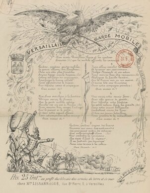 La Versaillaise - Chanson de la Garde Mobile - (c) Gallica