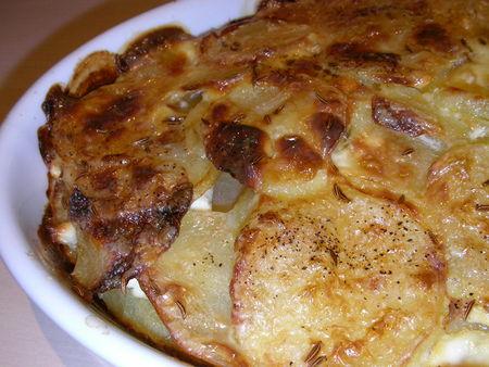 recettes plats Gratin de pommes