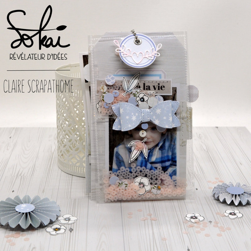 mini destructure- devant de couverture- collection so magic-claire scrapathome-sokai