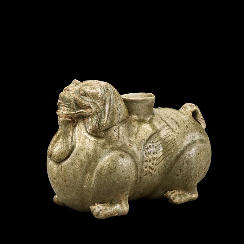 A Yue celadon 'bixie' waterpot, Western Jin dynasty