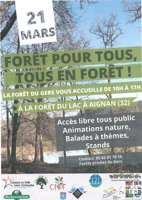 Affiche journée forêts