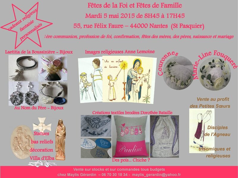 Vente de la Foi à Nantes