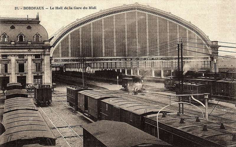 CPA Bordeaux Hall Gare du Midi