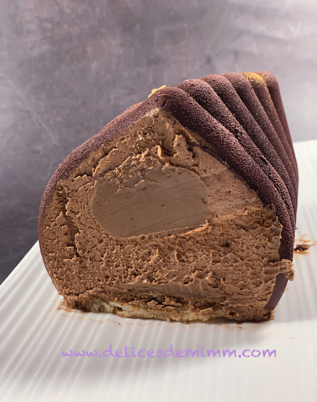 Bûche royale au chocolat 3