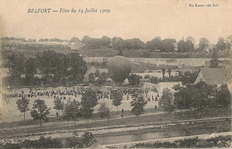 1909 07 18 Belfort CPA 6742 Fête 14 juillet Champ de Mars