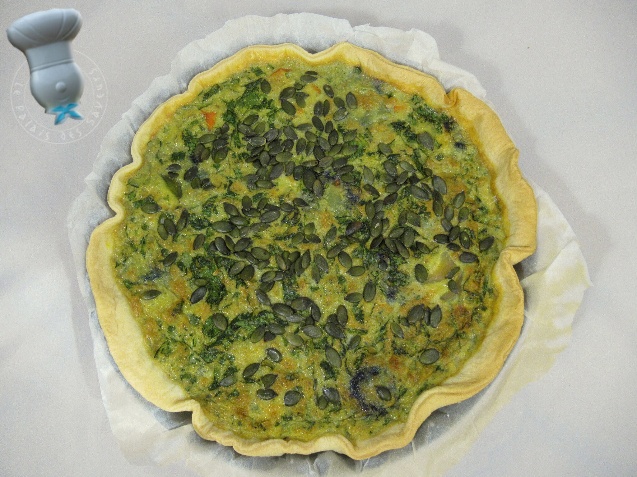 Tarte carottes, curry, coriandre