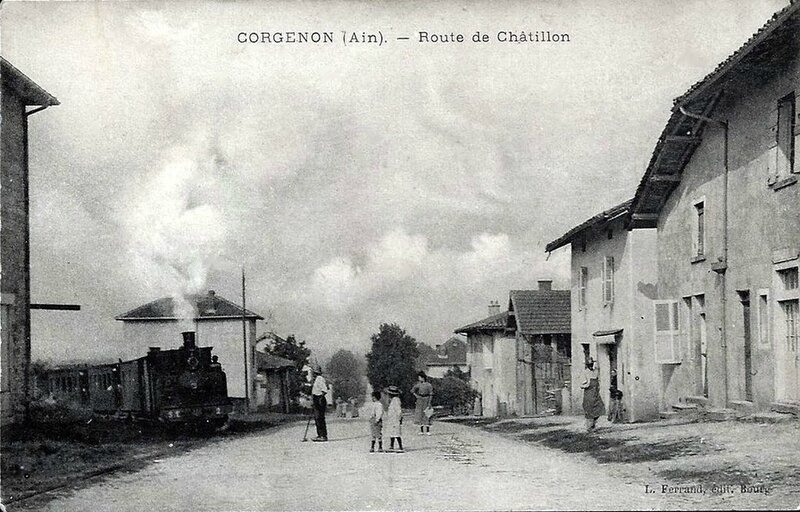 CORGENON route de Chatillon sur chalaronne