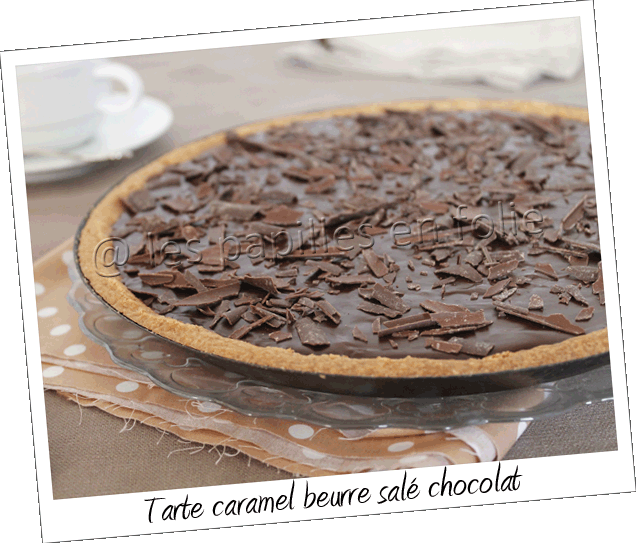 tarte caramel chocolat