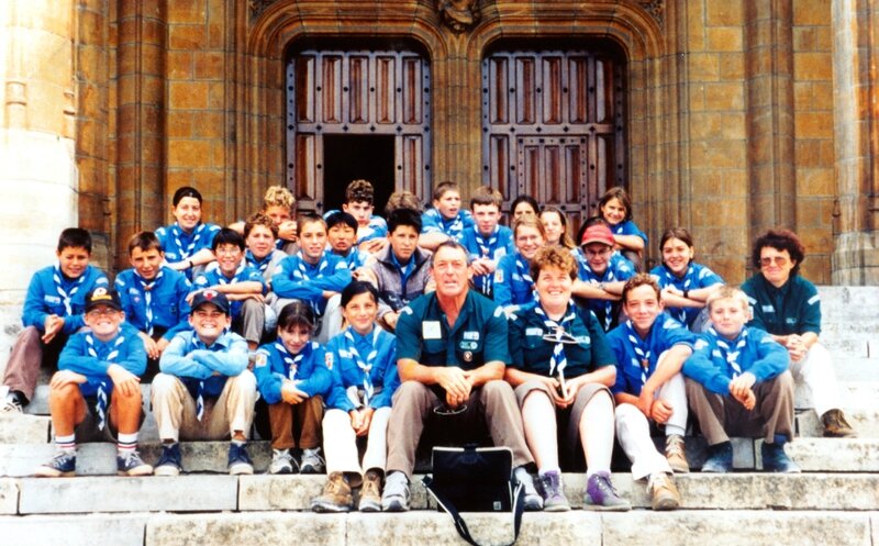 1995- Scouts camp Serverette (48) cathédrale Puy en Velay
