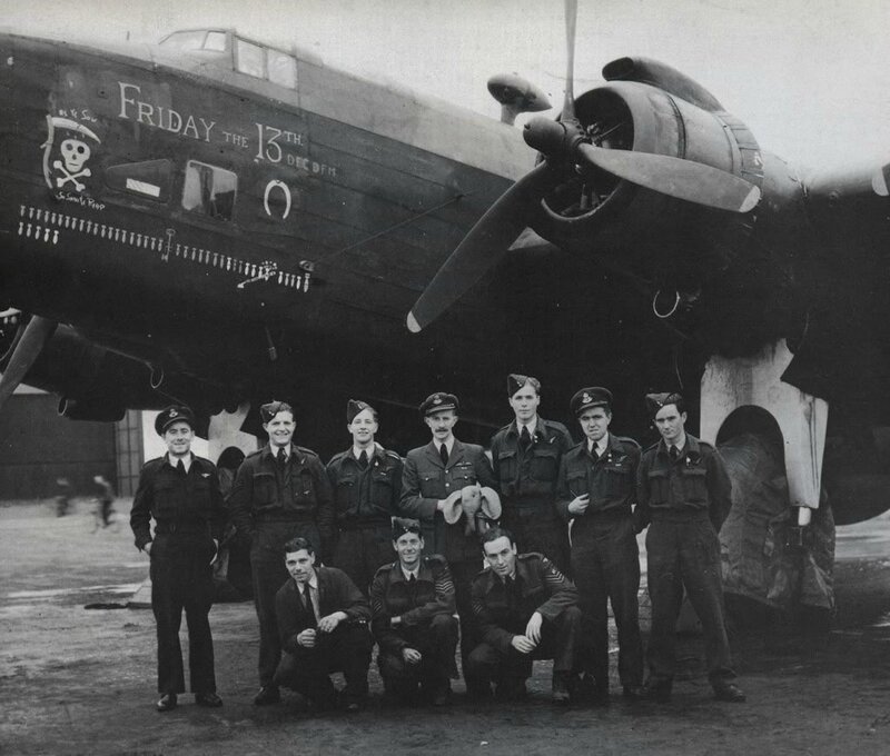 ' Friday the 13th ' with its aircrew and groundcrew