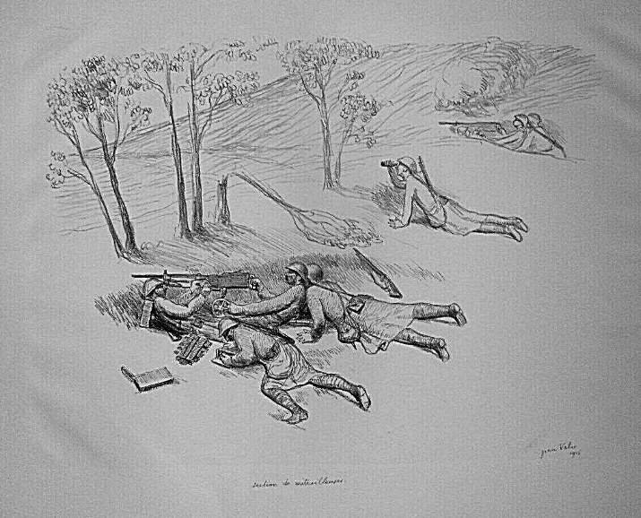 jean veber Soldats Français Ier Guerre Section