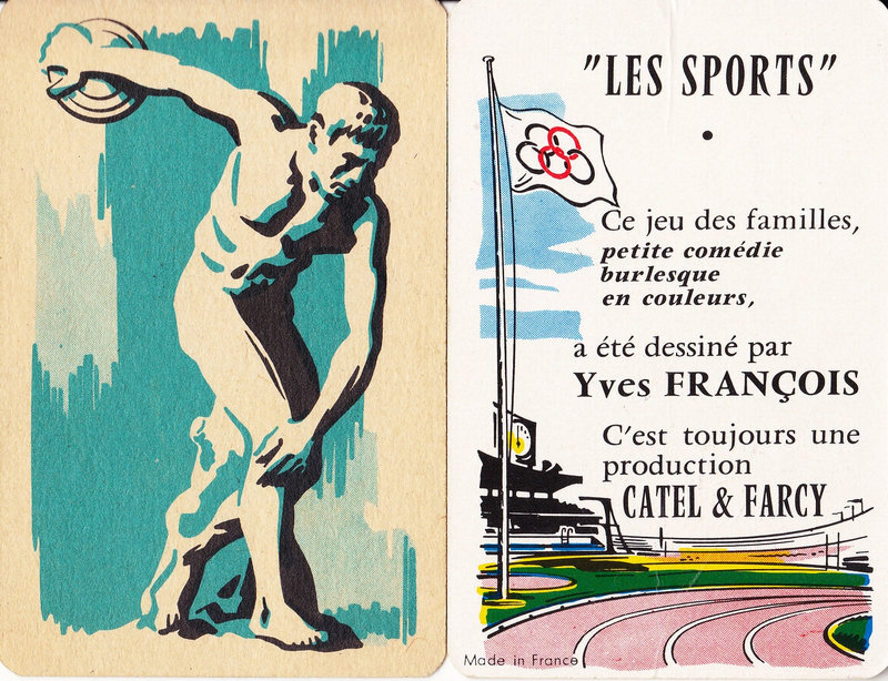 Jeu de 7 familles Les Sports - Dos de carte et crédits réduit