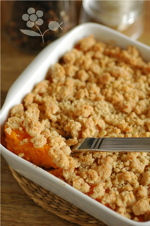 Crumble patate douce & comté_2