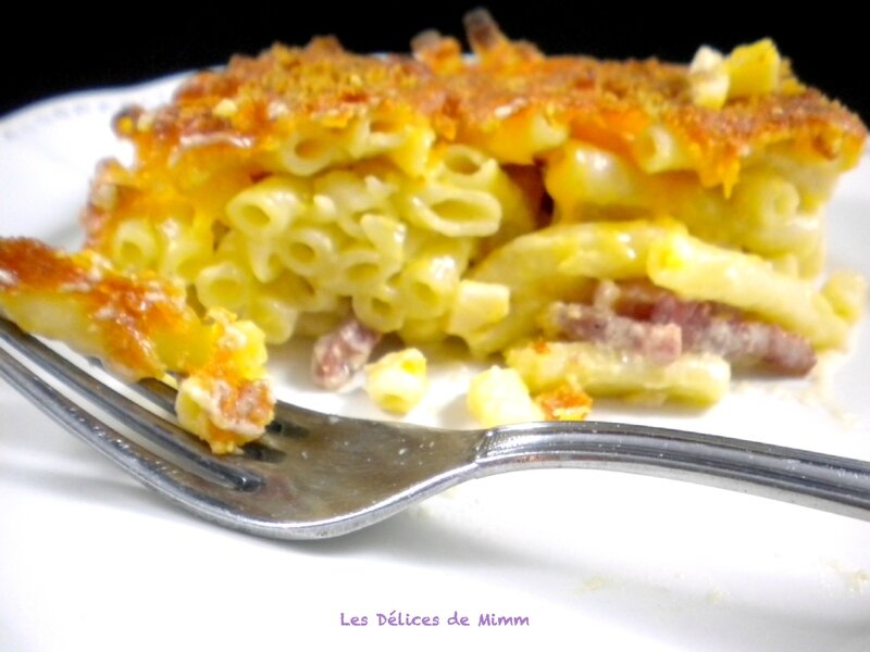 Mac and cheese aux lardons5