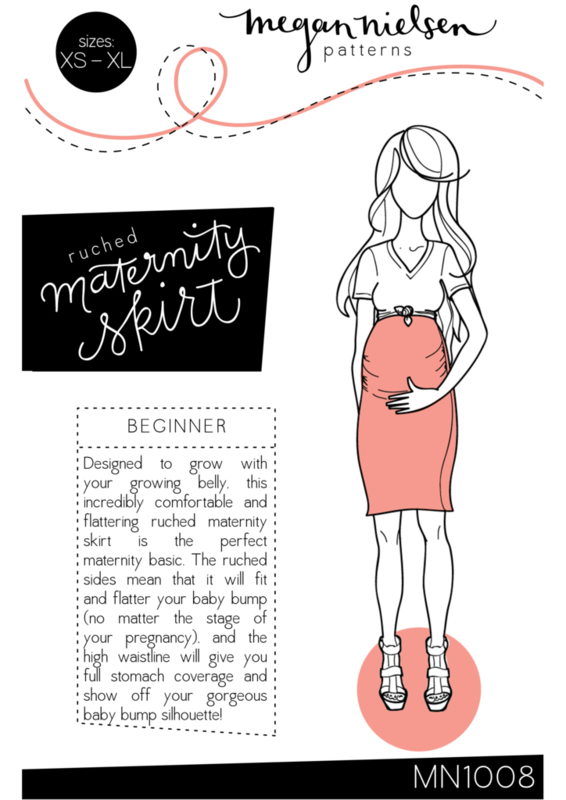 Megan Nielsen - Ruches Maternity Skirt