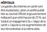 2020 11 01 SO Les gardes des internes en santé revalorisées