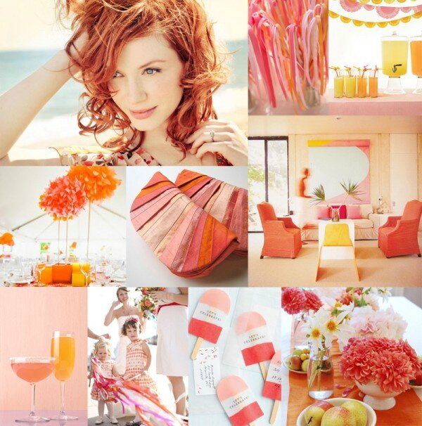 pink-yellow-orange-wedding-inspiration-board-600x606