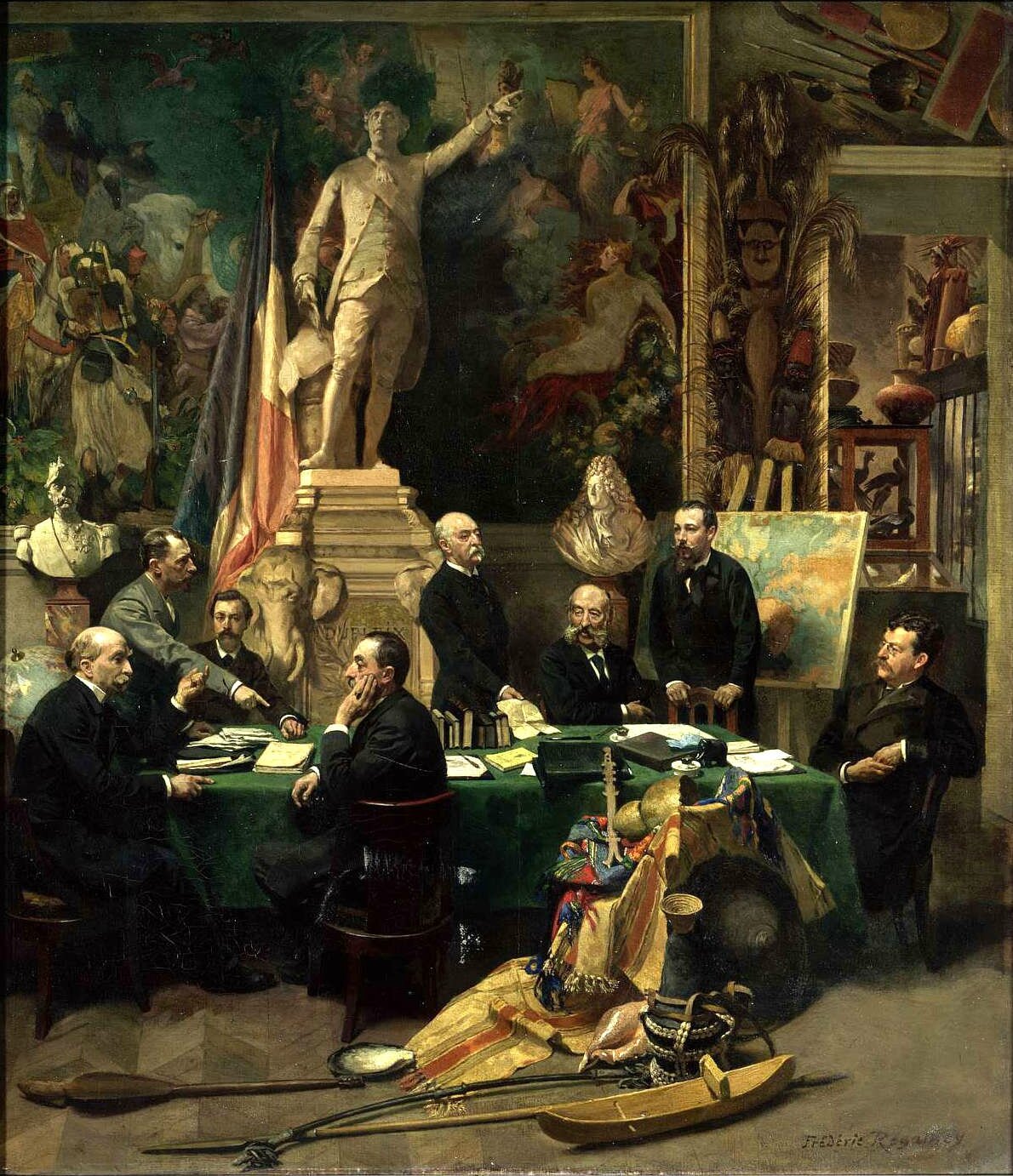 Regamey, les délégués des colonies et Jules Ferry