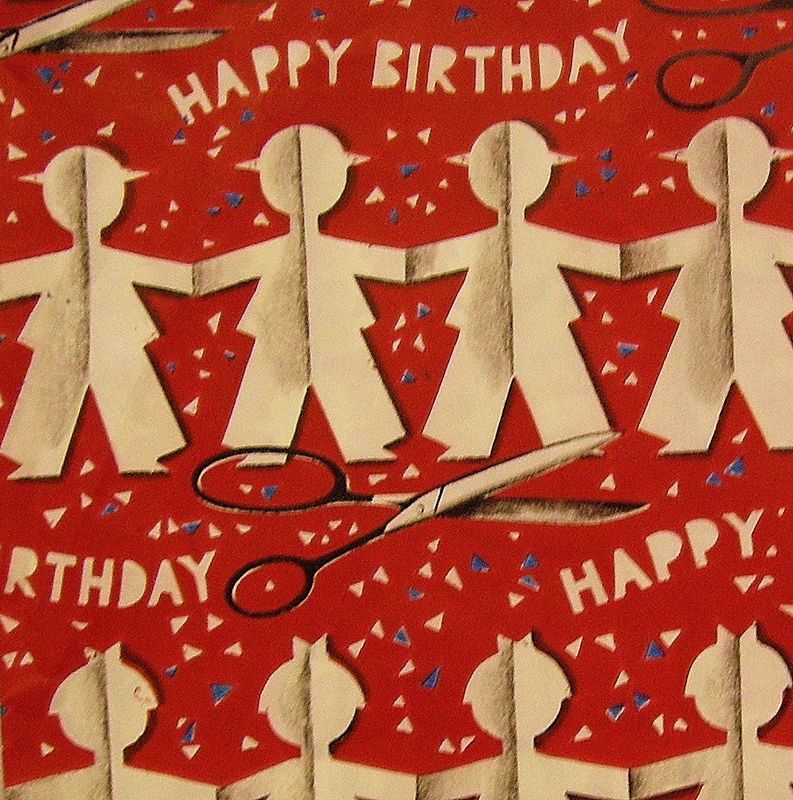 Papier cadeau années 50