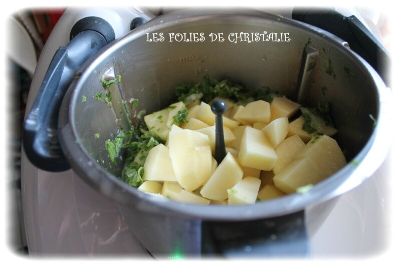 Purée fanes de radis 4