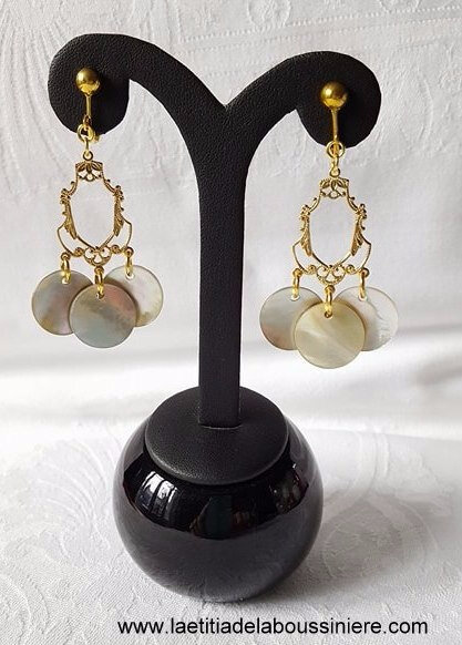 BO Sophie (doré et perle) - 15 €