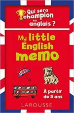 My little English memo couv