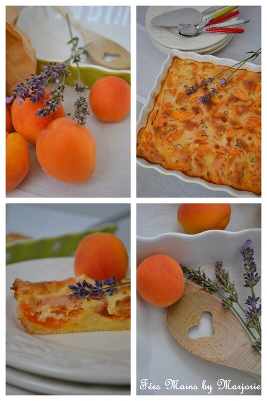 Clafoutis abricots et lavande