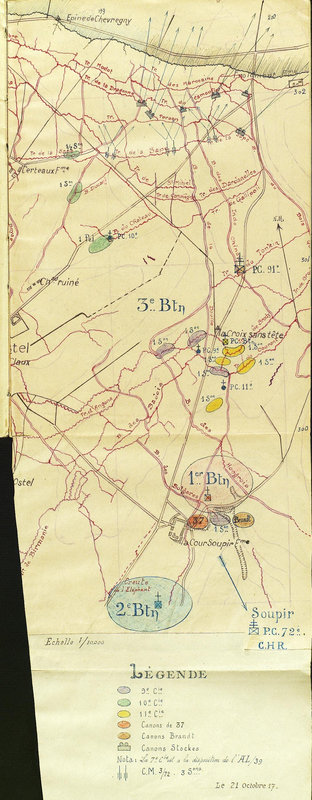 carte 21 octobre 1917