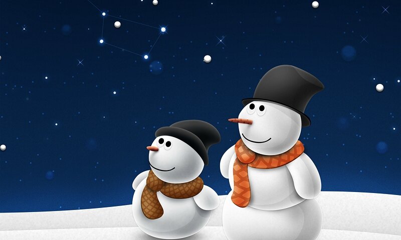 vladstudio_snowmansnowchild_800x480