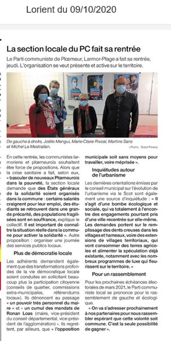 OUEST OCTOBRE 2020