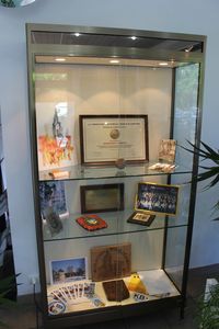 exposition jumelage Avranches Credition Korbach mai 2013 office tourisme vitrine