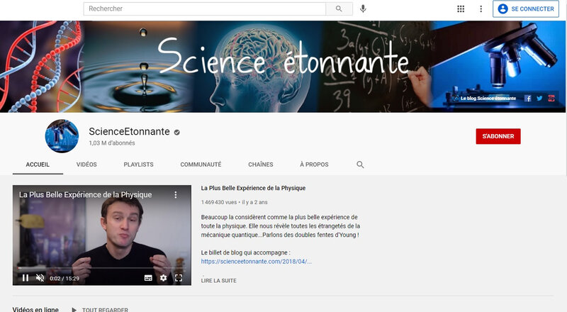 Science étonnante 1
